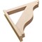 Ekena Millwork 6-in W x 40-in D x 40-in H Funston Slat Rough Cedar Woodgrain TimberThane Outlooker, Primed Tan OUTUR060X40X40FST24RCPR - alternate 6